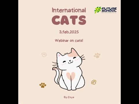 INTERNATIONAL CATS :: ZOYA :: STUDENT WEBINAR