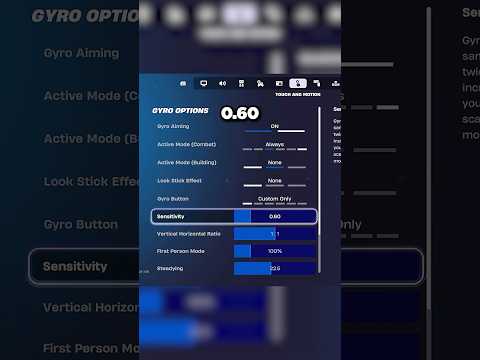 Secret Aimbot Settings... 🎮🎯 #fortnite #shorts