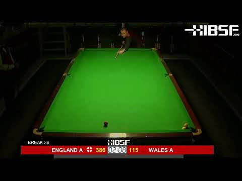HIBSF 2019 Billiards - Rob Hall (England A) vs Jason Goodwin (Wales A)
