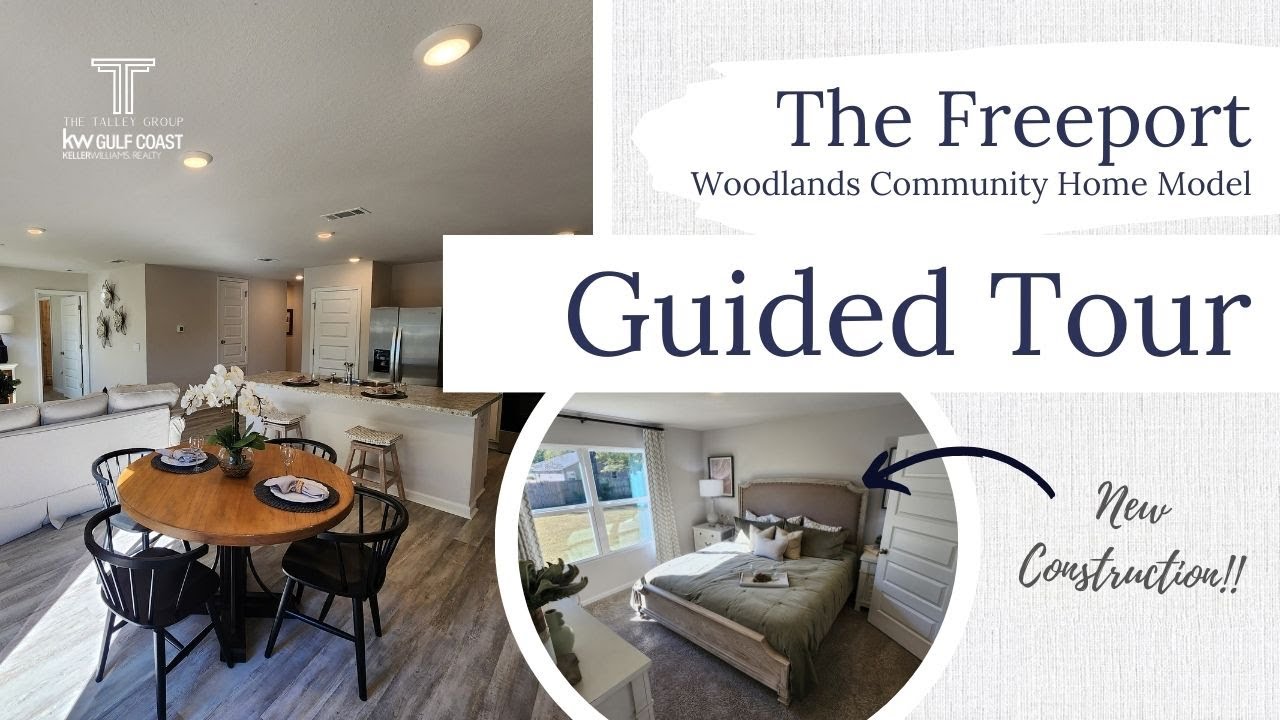 The Freeport Home Model - Woodlands Community (D.R. Horton) in Pace, FL | Guided Tour