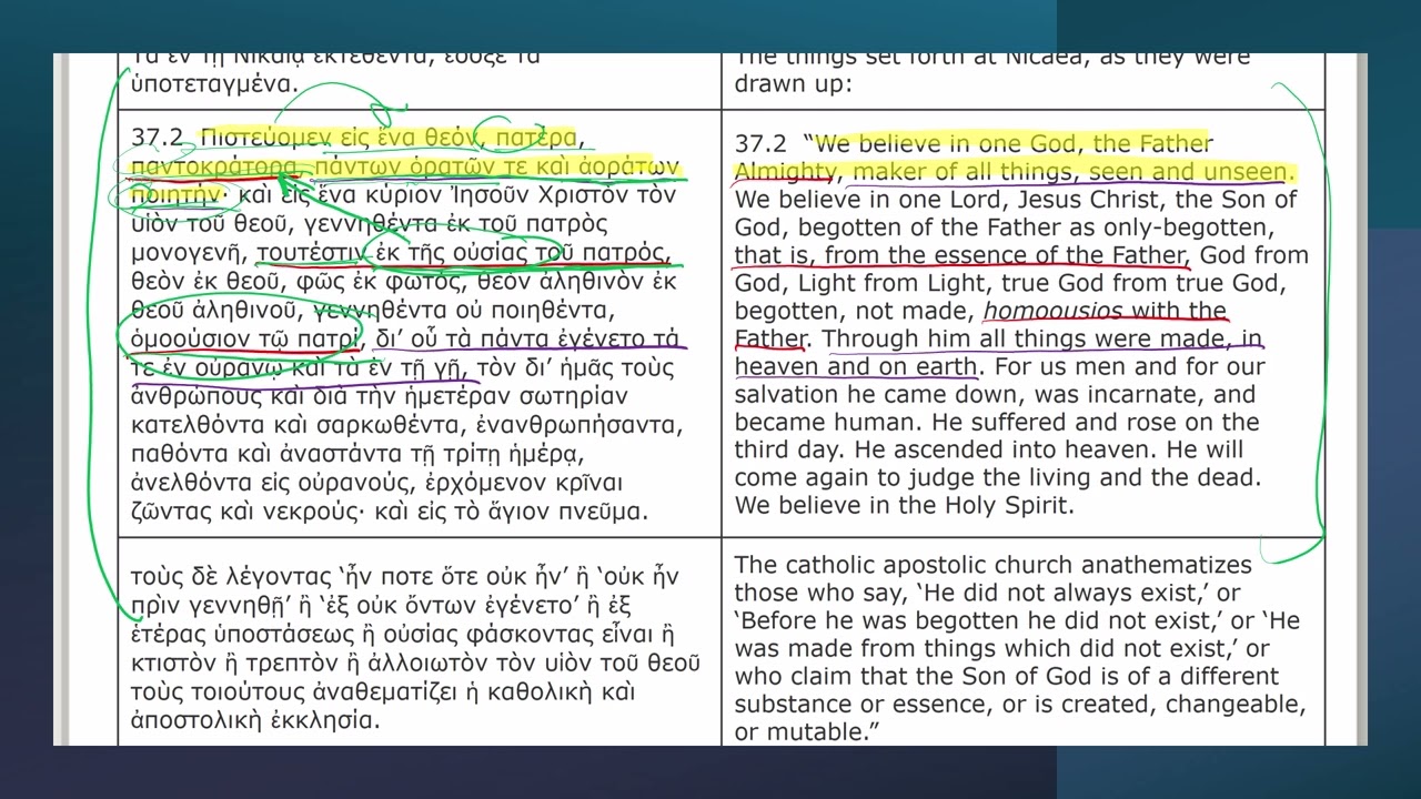 What did the Fathers Say about the Father? Athanasius's On the Nicene Definition (37.1-2)