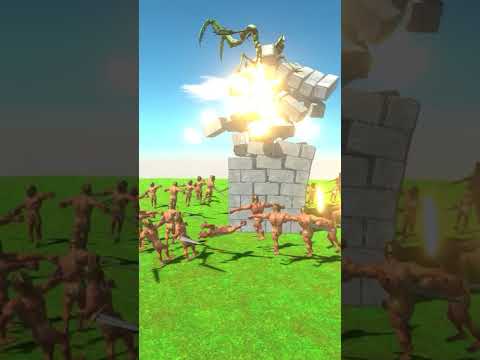 Achilles Vs Unit  | Animal Revolt Battle Simulator #short #shorts