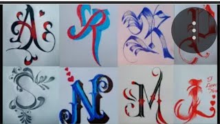 Fancy Letters  Letter writing  Your Own Swirled Le