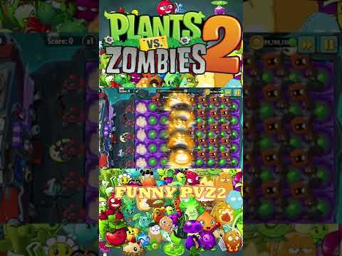 PvZ 2 All Plants 1 Plant Food Vs 99 Brickhead Zombie - Who Will Win? EP1 #Shorts