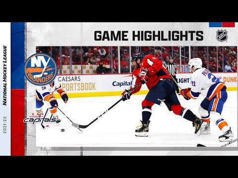 Islanders @ Capitals 3/15 | NHL Highlights 2022