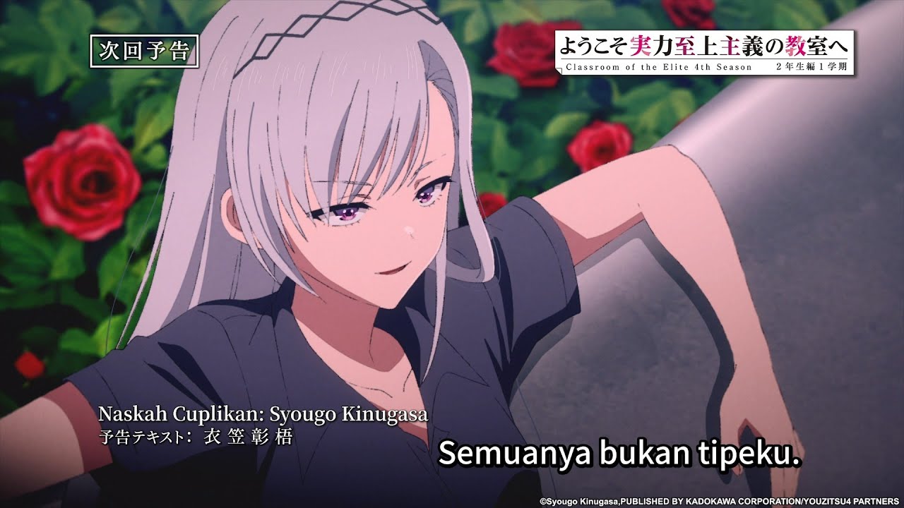 (Adik kelas kita aktif yha) Pratinjau Classroom of the Elite S4 Eps 08