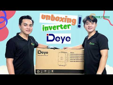  Unbox Inverter Deye 8KW 3Pha tại Powertech