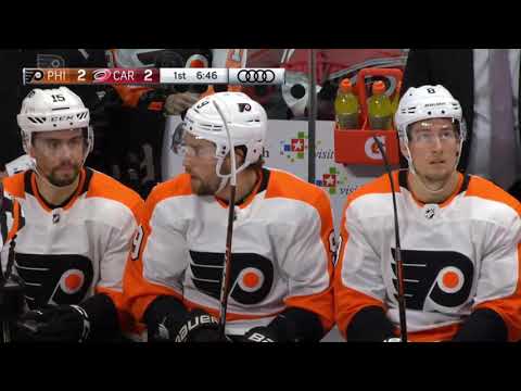 Ivan Provorov Goal - Philadelphia Flyers vs Carolina Hurricanes (11/21/19)