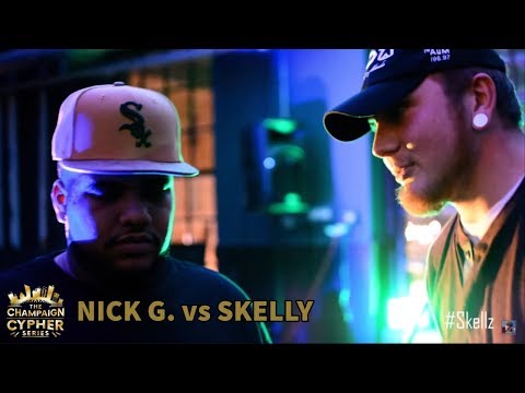NICK G vs DROPDEAD SKELLY (Exhibition Battle) | The Champaign Cypher Series 🎤 C/U Open Invite Cypher