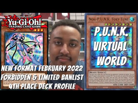 Yugioh New Format February 2022 4th Place Deck Profile - P.U.N.K. Virtual World - Joshua Jones
