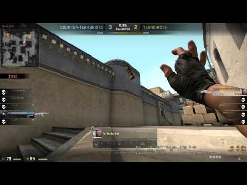 Ez 5 v clutch. ACE on Dust2 Fa Kin Su Pah