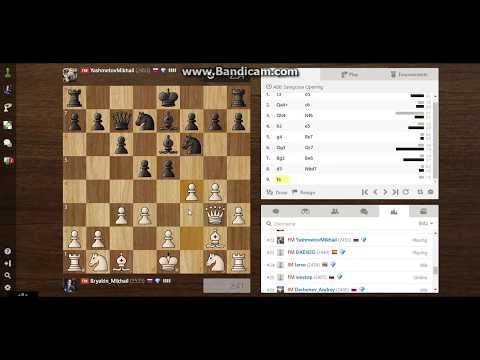 Blitz on Chess.com FM Bryakin Mikhail - FM Yashmetov Mikhail