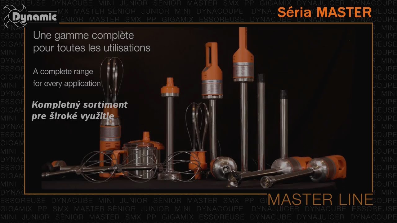 Ponorný mixér MASTER MX 410 Video