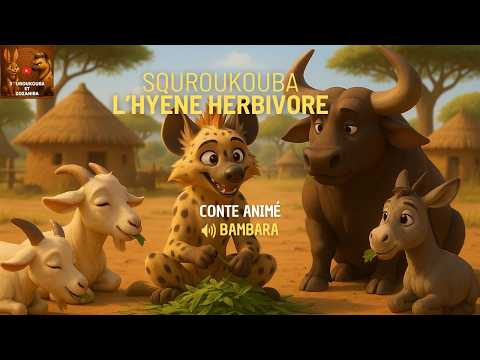 Souroukouba, l'hyène herbivore - Conte animé en Bambara