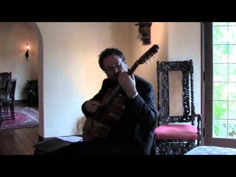 Classical guitar performance video