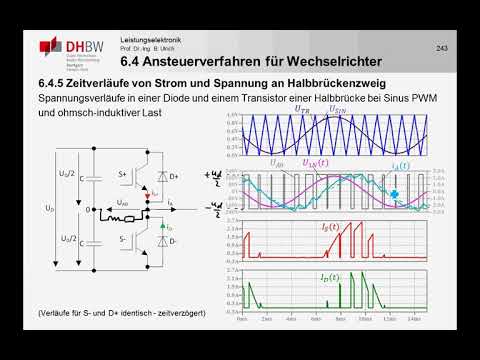 LE6_2f DC/AC Wandler - Halbbrücke - Sinus PWM - Verluste - Korrigiert