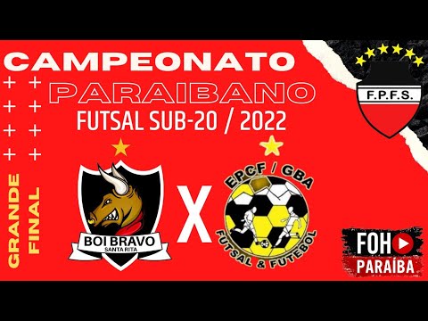 FINAL DO CAMPEONATO PARAIBANO DE FUTSAL MASCULINO SUB-20.