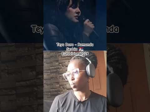 Teya Dora - Ramonda |Serbia 🇷🇸| National Final Performance REACTION #eurovision2024#teyadora#shorts