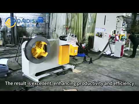 Press Feeding Peripherals Working Together — Uncoiler, Straightener & Feeder