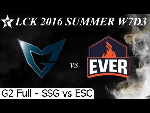 SSG vs ESC Game 2 Full + Damage 06/07/2016 - LCK Summer 2016 W7D3M3 Samsung Galaxy vs ESC Ever