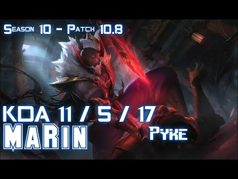 MaRin PYKE vs SETT Support - Patch 10.8 KR Ranked