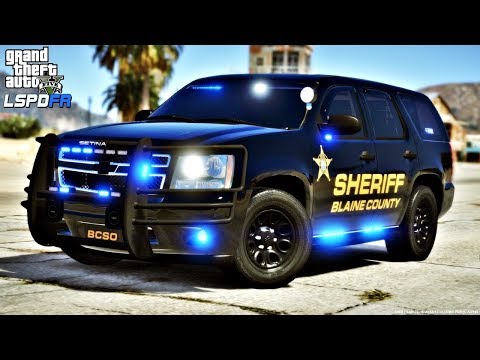 GTA 5 Mods LSPDFR #59 - BCSO Slicktop Tahoe (Sheriff Patrol - GTA 5 Mods LSPDFR)