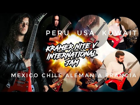 Kramer Guitars NITE V Charlie Parra Signature INTERNATIONAL SHRED JAM!