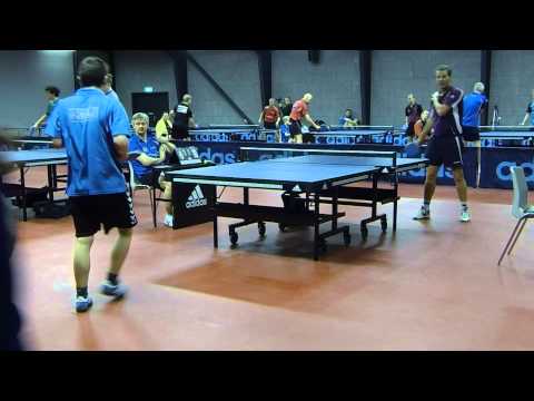 150117 VM Ping Pong Kval, Jonas Sørensen - Claus Junge