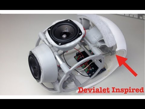 Devialet Phantom Inspired DIY Bluetooth Speaker (3D Printed, by Philip Erren) Part II