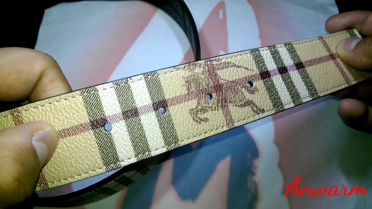 How to Spot Fake Burberry Belt