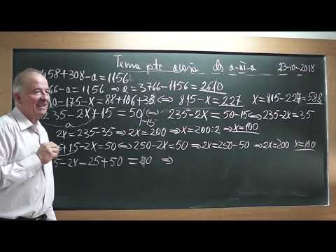 2/2 1752 Clasa 3 Probleme prin Metoda comparatiei Aflarea unei necunoscute dintr-o egalitate