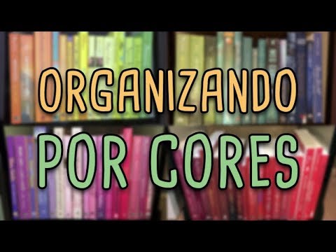 ORGANIZANDO A ESTANTE POR CORES | MINI TOUR PELA ESTANTE
