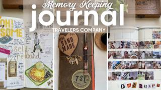 ✨ What’s in My Olive Traveler’s Notebook 2026 ✈️ Flipthrough & Setup | One Photo a Day Journal 📔