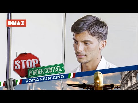 A model is stopped with drugs in his backpack | Stop Border Control Fiumicino