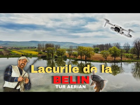 Lacul de la Belin. Prezentare aeriana