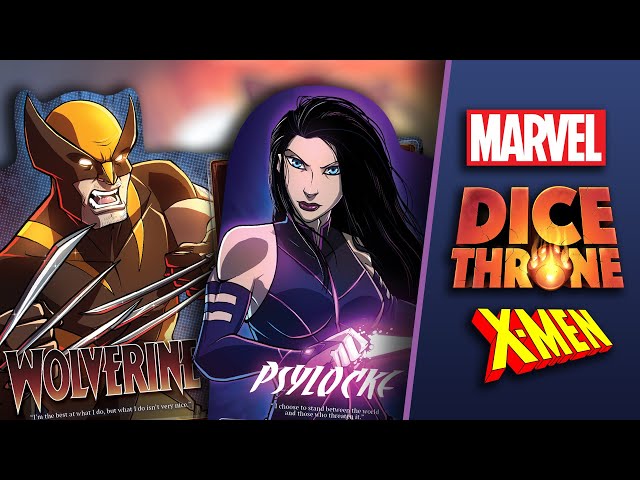 Vídeo relacionado con USAopoly | Dice Throne Marvel X-Men Box 1 | Dice Game, Compatible with Dice Throne System, Includes Iceman Psylocke Storm and Wolverine Heroes, Premium Components | 2 Players | 20 To 40 Minutes