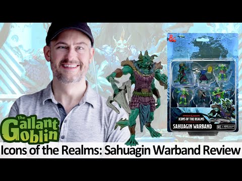 Sahuagin Warband - Icons of the Realms WizKids Prepainted Minis