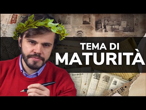 Come fare il TEMA di MATURITÀ 2025