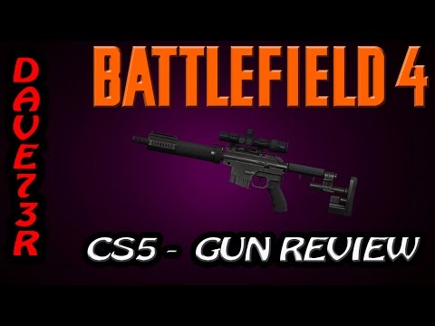 Battlefield 4 - Weapons Review CS5 Sniper Rifle Gameplay