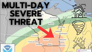 April 13th, 2026 - Multi-Day Severe Weather Chances for SE Wisconsin #wiwx
