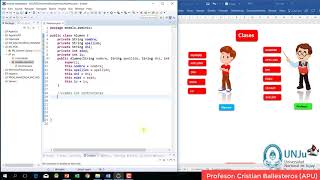 Como crear una Clase e Instanciar Objetos en Java Ejemplo Alumno Profesor PARTE 1/4