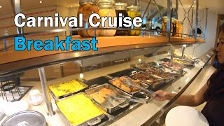 Carnival Cruise Breakfast Food (Buffet Main Dining Room, Blue Iguana, Room Service)