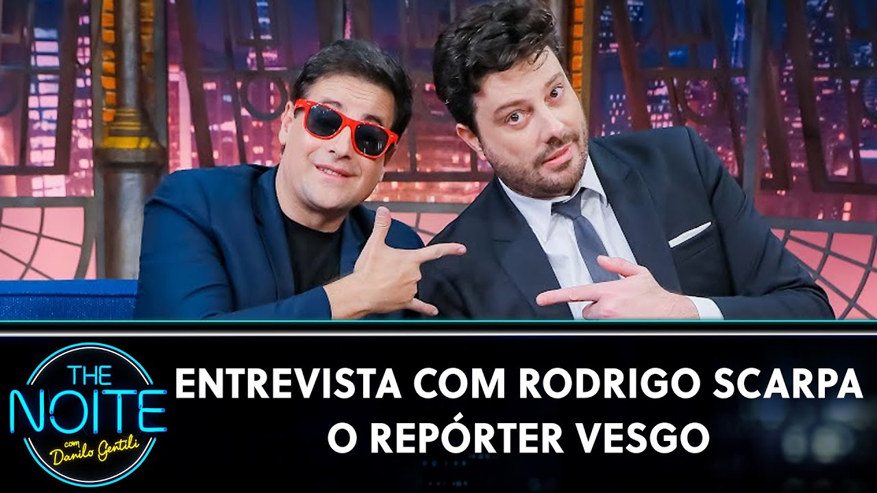 Entrevista com Rodrigo Scarpa, o Repórter Vesgo | The Noite (20/07/23)