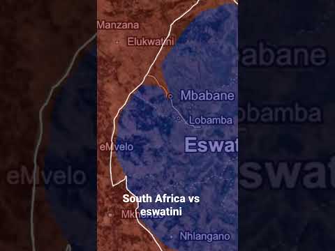 South Africa vs eswatini #countryvscountry