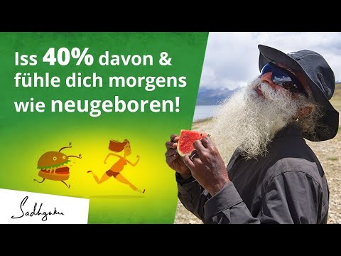 Wie du mit der Ernährung von Rohkost energiegeladen durchs Leben gehst. | Sadhguru