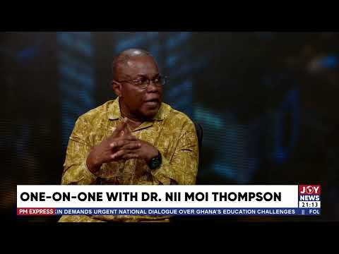 Exclusive: 24-hour economy emanated from the 40-year development plan - Dr. Nii Moi Thompson.
