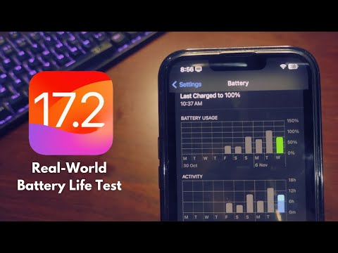 Real-World Test of iOS 17.2 Beta 3 - Battery Life Test (Day in the Life Review)