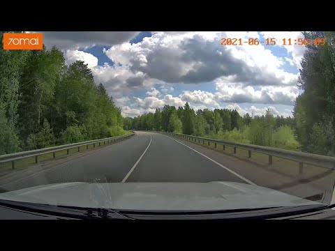 Syktyvkar - Saransk, timelapse drive on russian roads