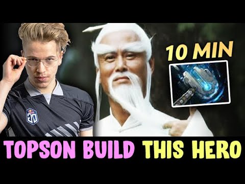Topson BUILD on THIS HERO — 10 min Meteor Hammer