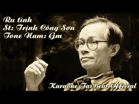 Karaoke Ru Tình Tone Nam | TAS BEAT